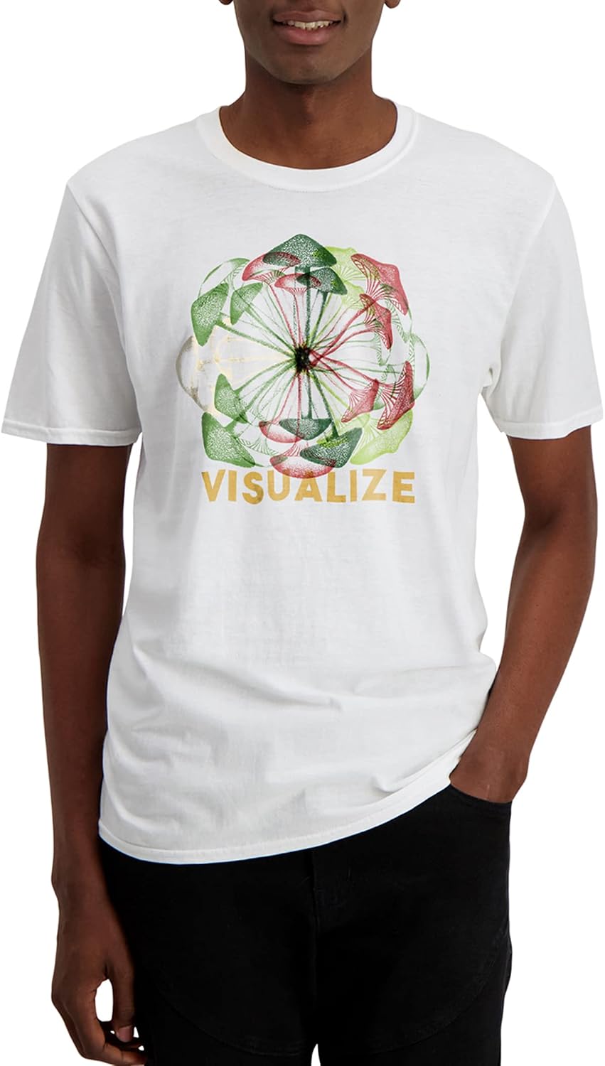 One Word to Creative/Recreate Men's Classic Crew Neck T-Shirt - Visualize