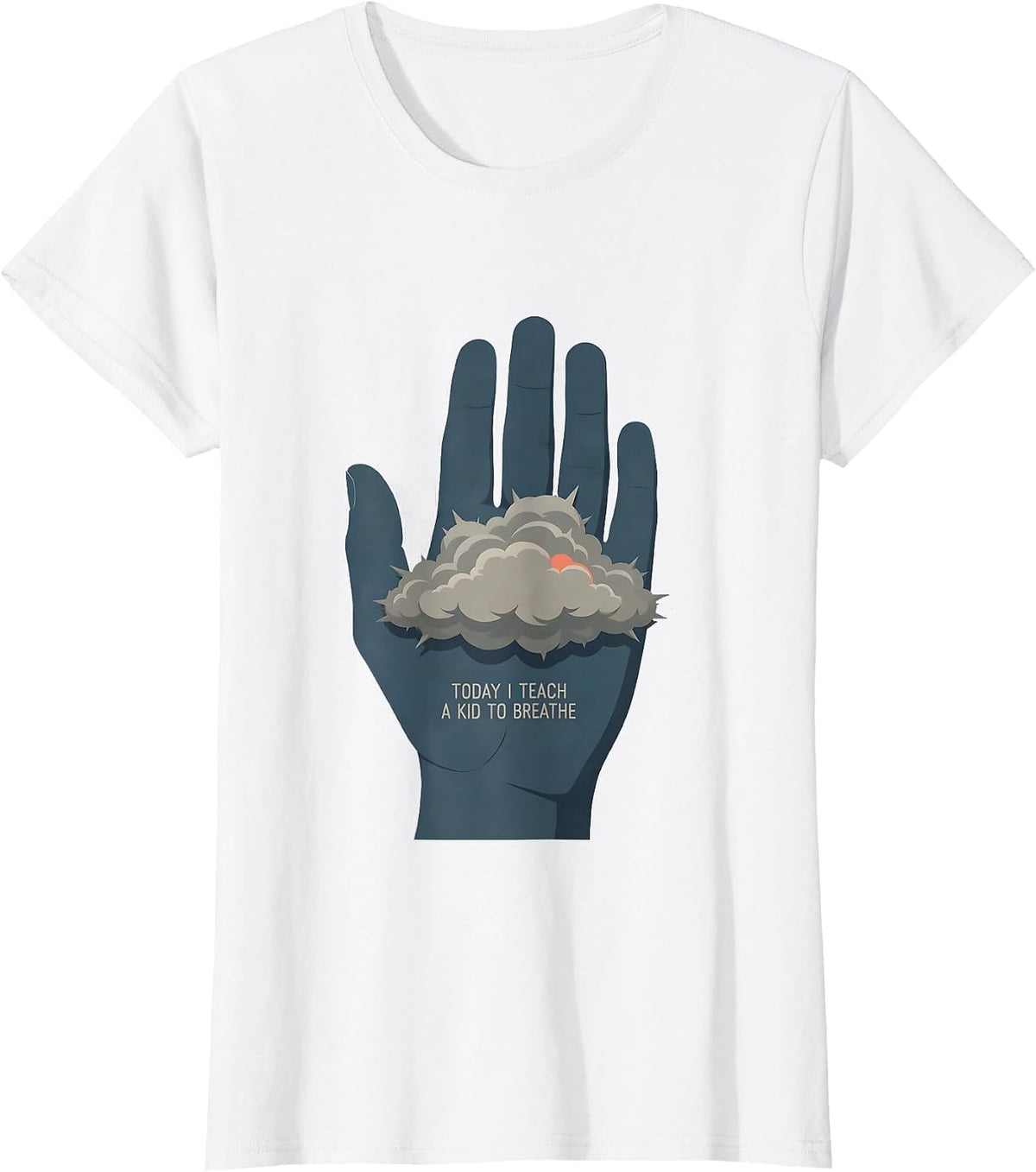 Women's Today I Teach A Kid To Breathe Funny Social Worker T-Shirt - White