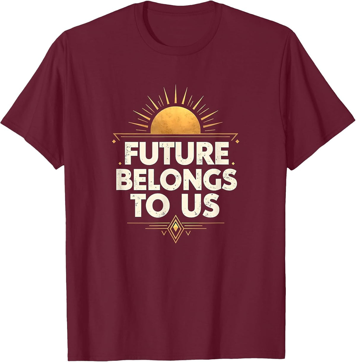 Future Belongs to Us Inauguration Day 2025 T-Shirt - Burgundy