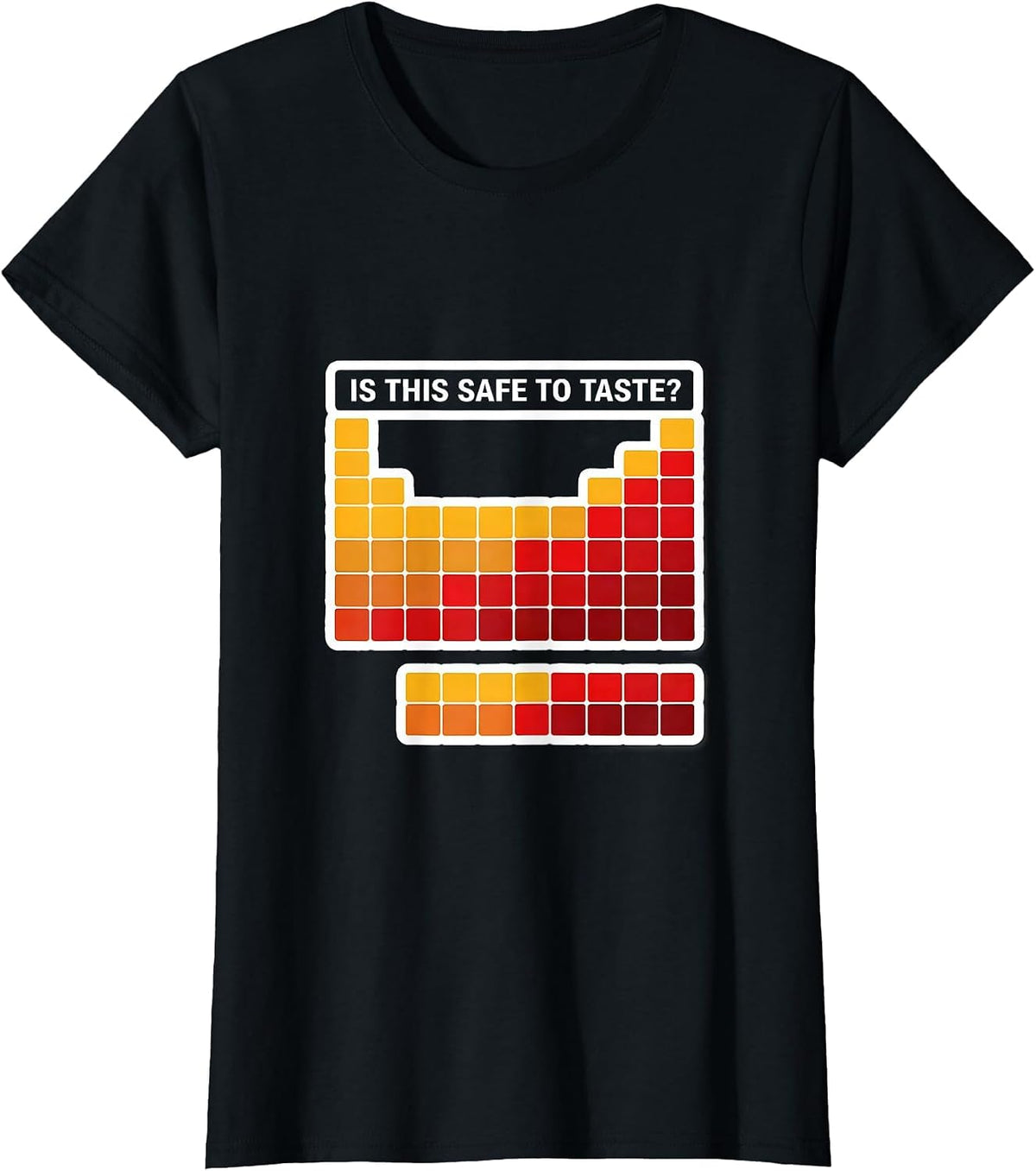 Is This Safe To Taste Funny Periodic Table Science Teacher T-Shirt - Black