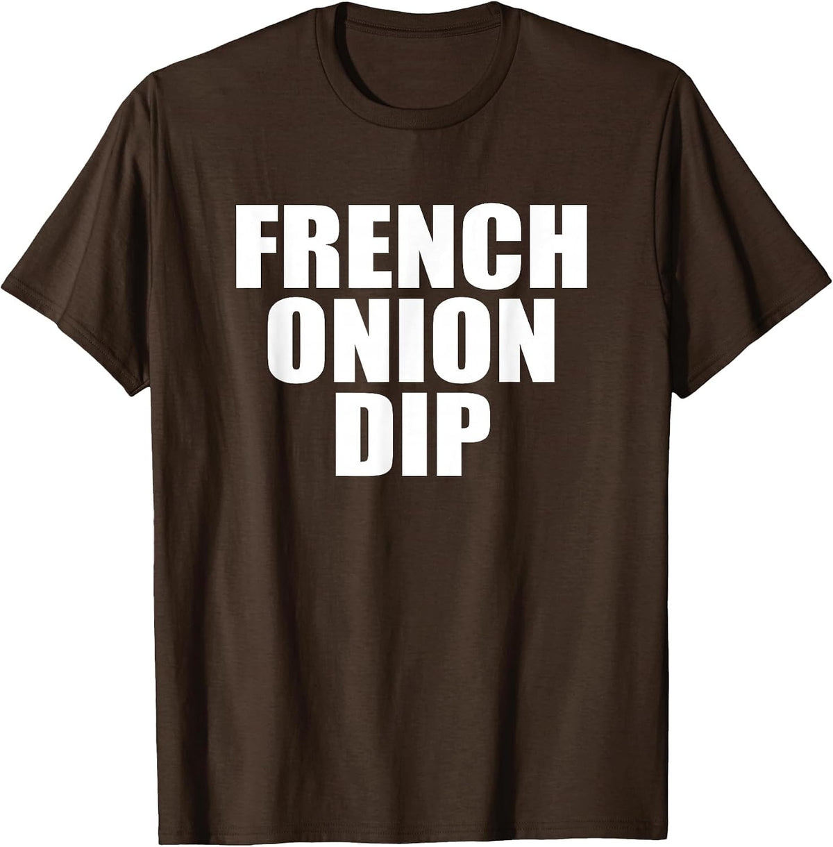 French Onion Dip Lazy Halloween Costume Matching Couples T-Shirt - Brown