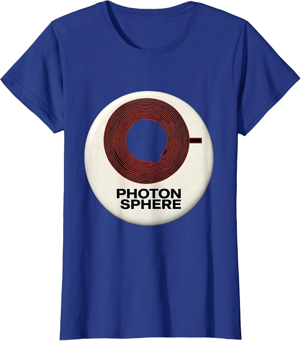 Women's Photon Sphere Swiss International Astrophysics Enthusiast T-Shirt - Royal Blue