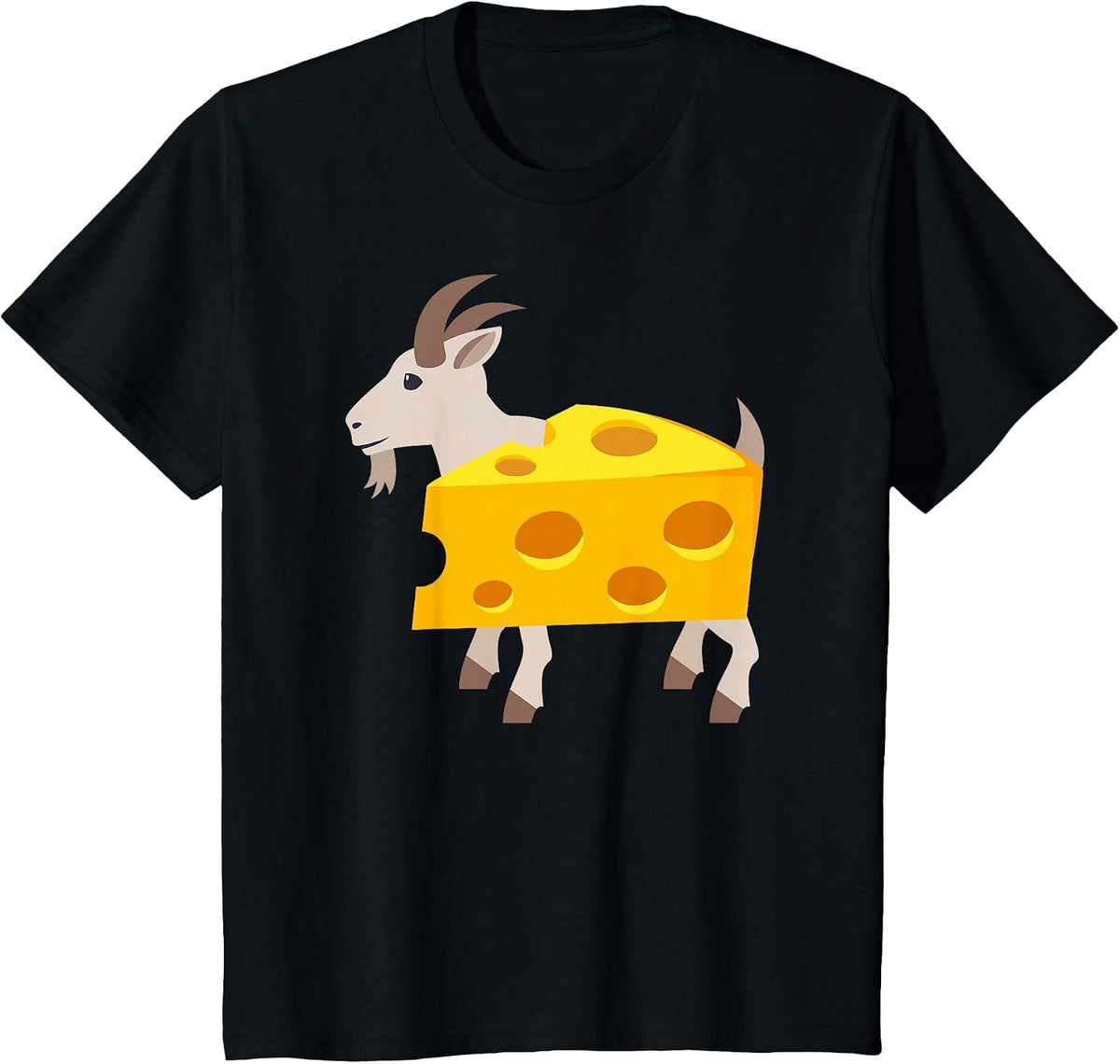 Goat Cheese Funny Lazy Halloween Costume T-Shirt - Black