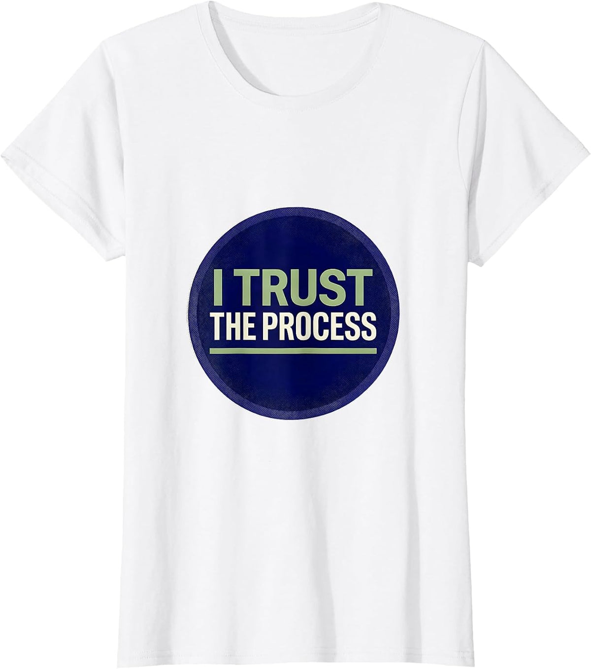 I Trust the Process Motivational Teacher Growth Mindset T-Shirt - White