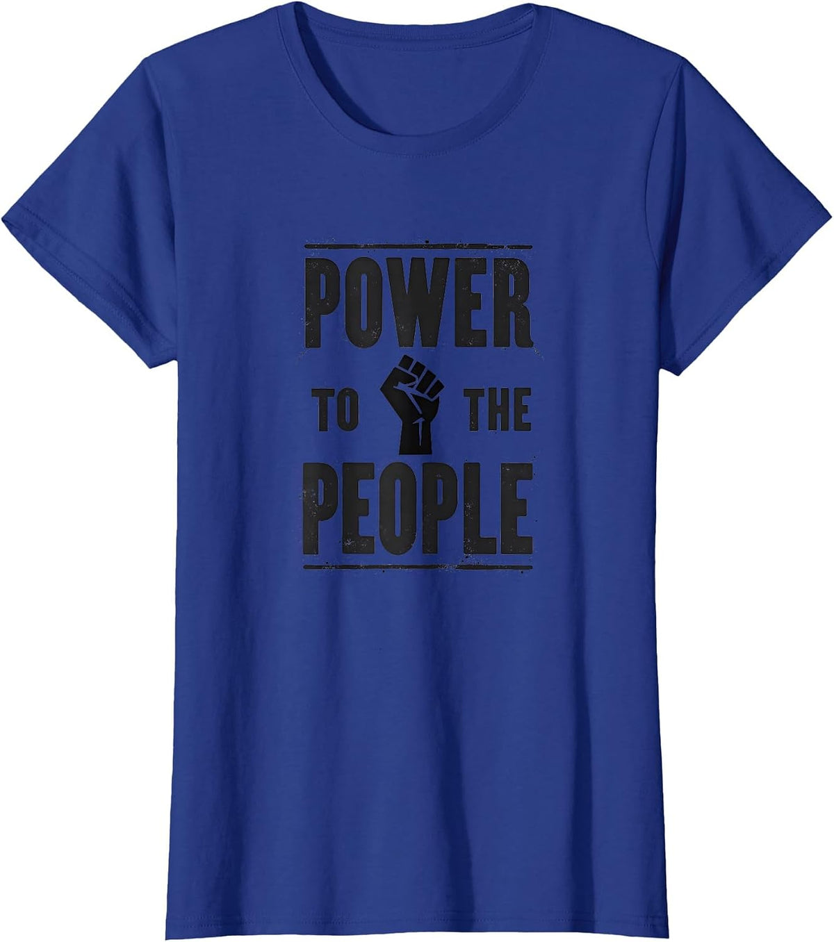 Power to the People Inauguration Design T-Shirt - Royal Blue