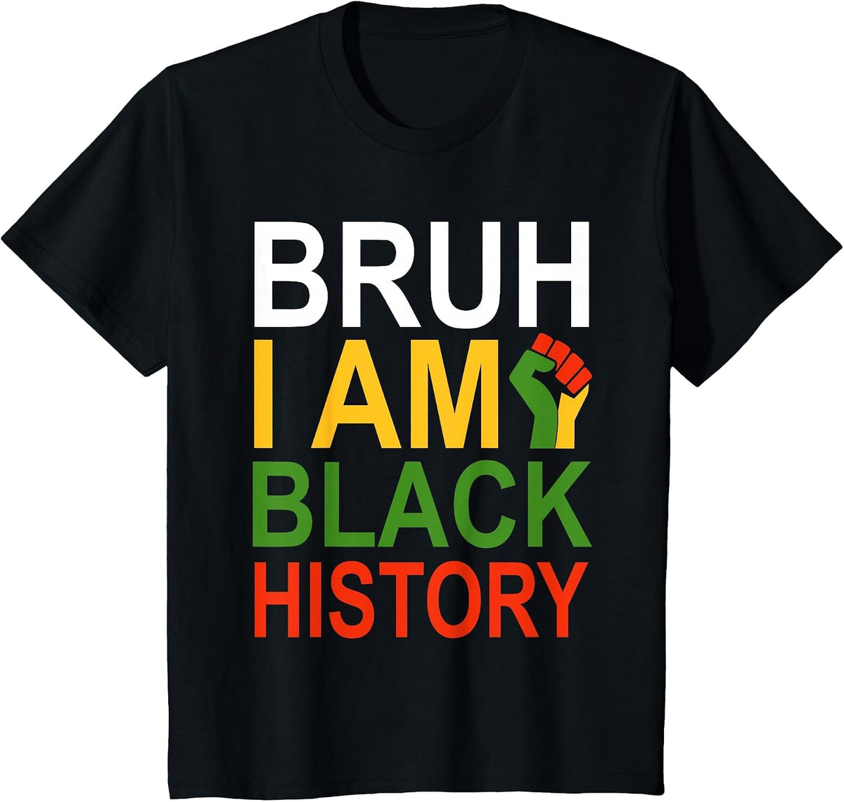 Men Teens Boys African Pride T-Shirt - Black