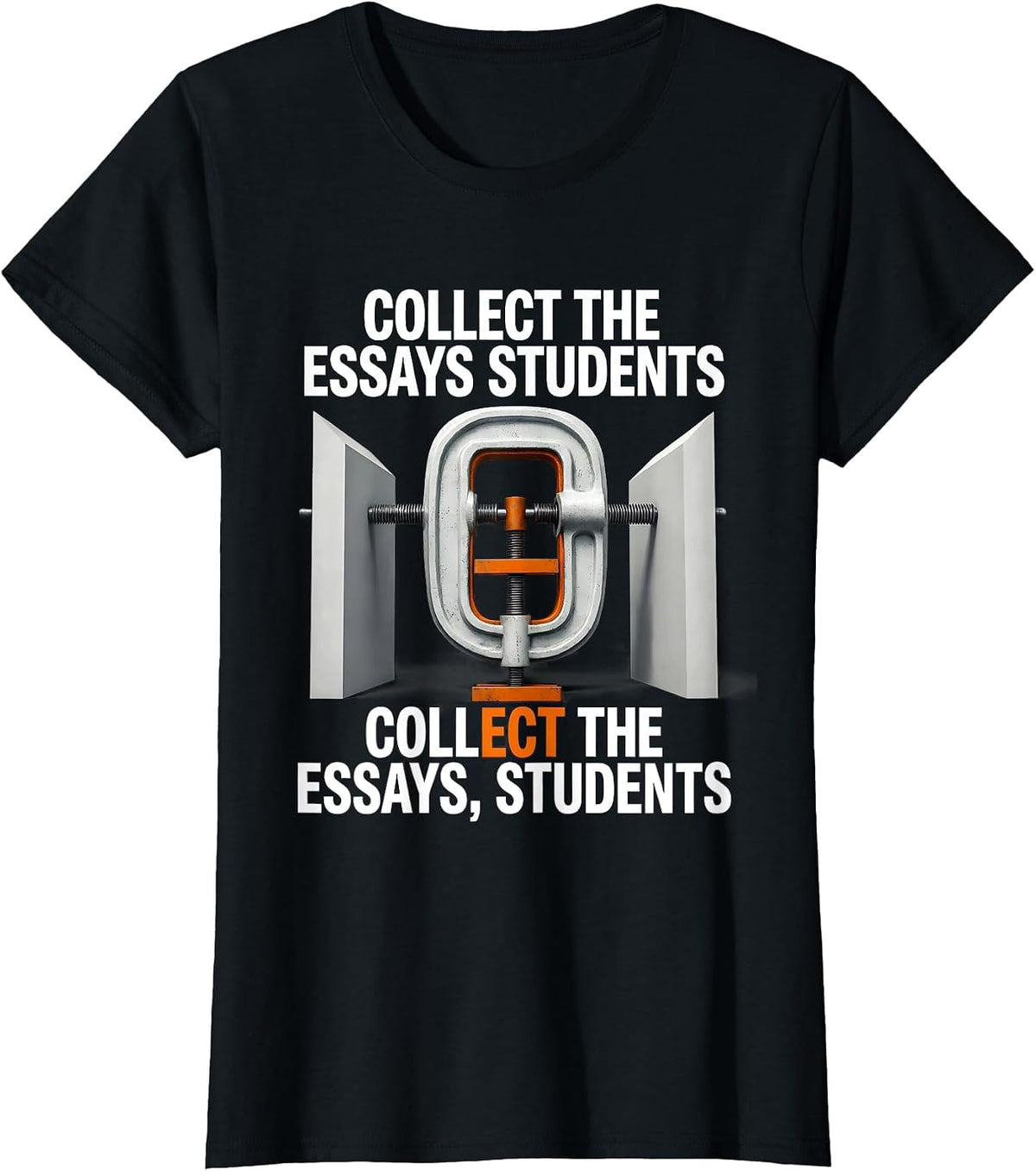 Women's Collect the essays students T-Shirt - Black