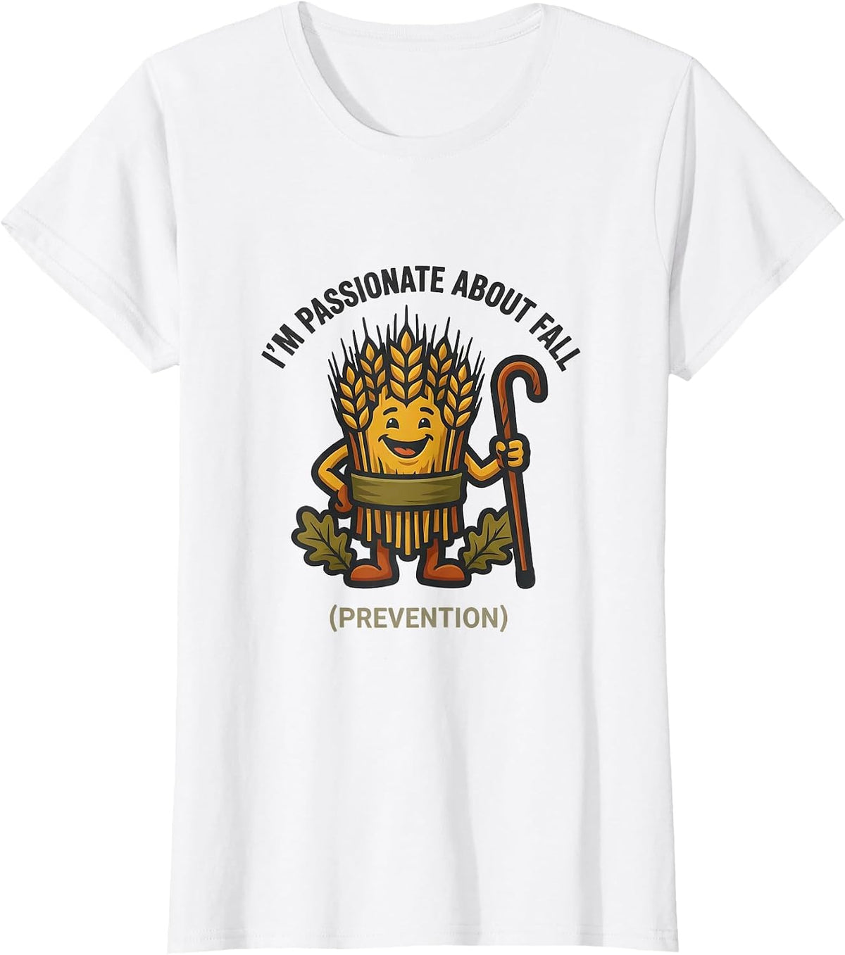 Women's I’m Passionate About Fall Prevention Nurse PT OT Fall T-Shirt - White