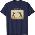 Hema Fence Longsword T-Shirt - Navy Blue