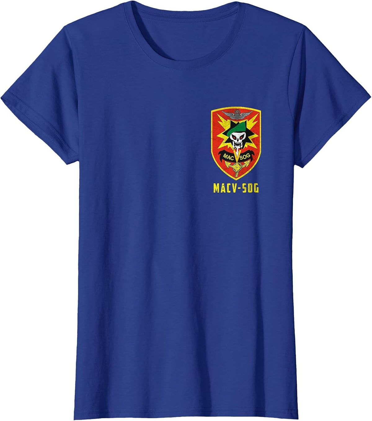 MACV-SOG Military Assistance Command Vietnam Veterans Day T-Shirt - Royal Blue