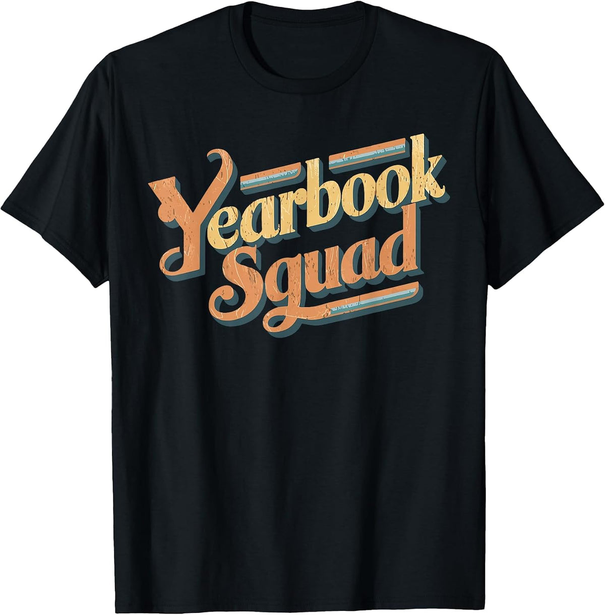 Yearbook Squad T-Shirt - Black