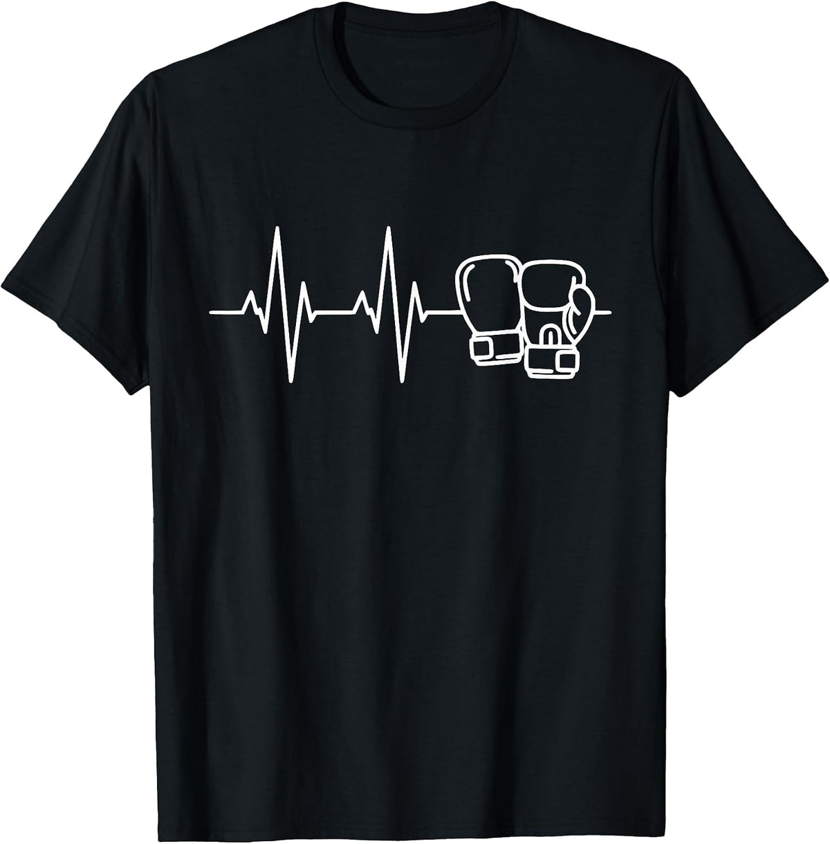 Heartbeat Boxing T-Shirt - Black