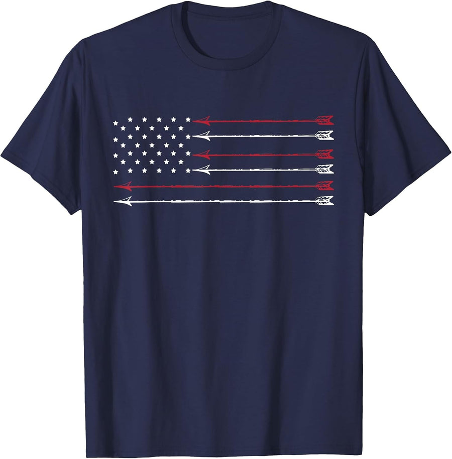 Archery Archer Bow Hunting Hunt T-Shirt - Navy Blue