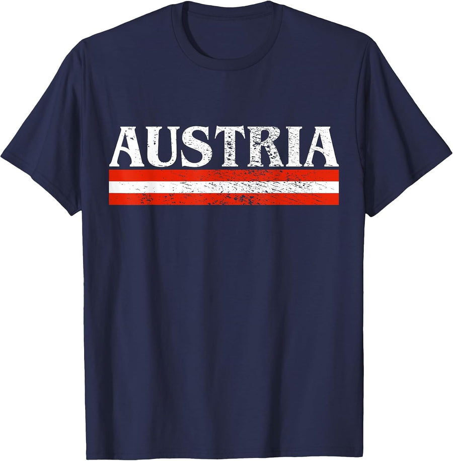Austria T-Shirt - Navy Blue