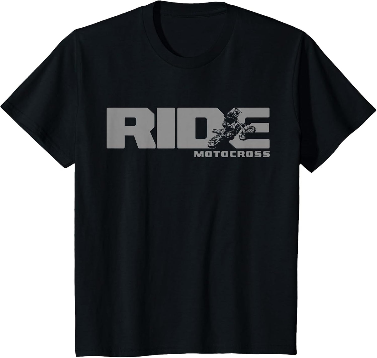 Ride Dirt Bike Motocross Apparel - Motocross Dirt Bike T-Shirt - Black