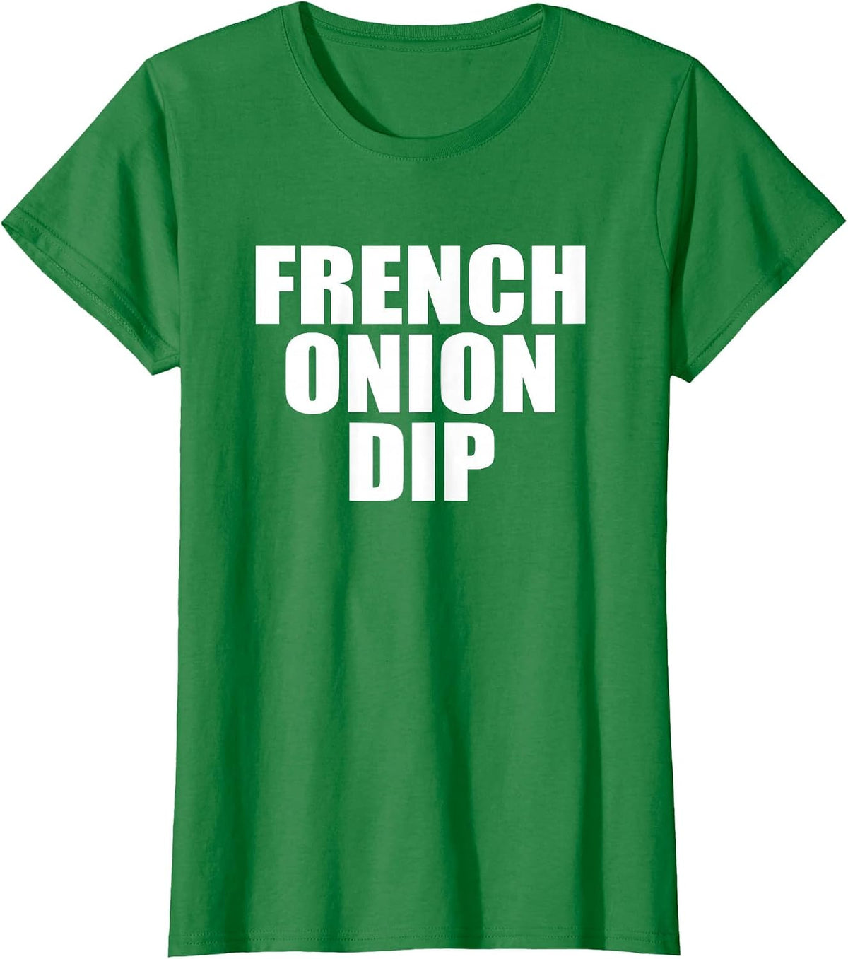 French Onion Dip Lazy Halloween Costume Matching Couples T-Shirt - Kelly Green