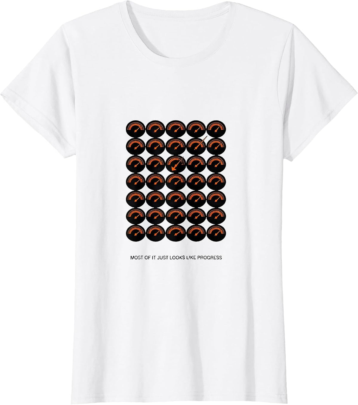 Most Of It Just Looks Like Progress Funny Garage Mechanic T-Shirt - White