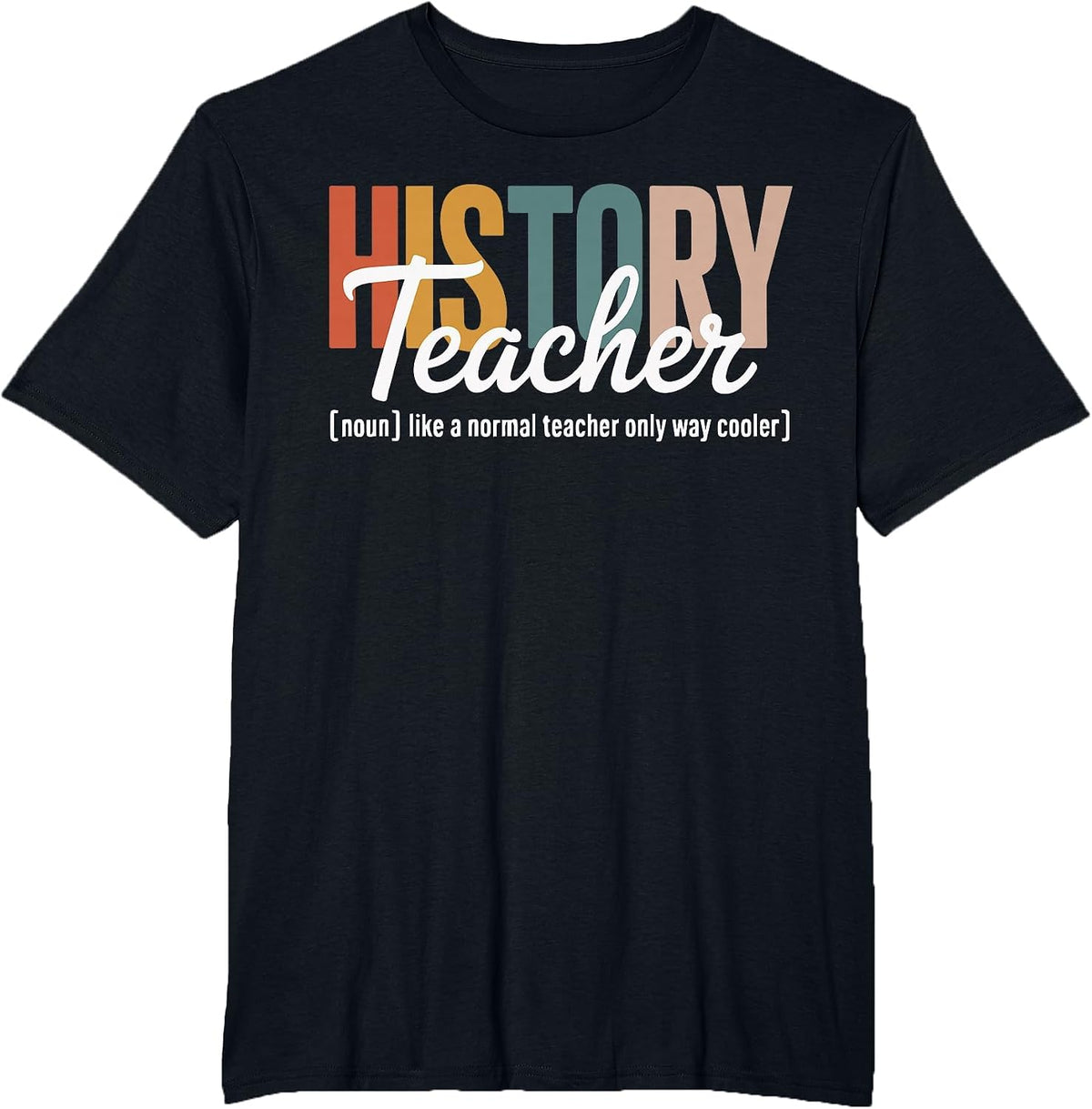 History Teacher Define Groovy Teachers T-Shirt - Black