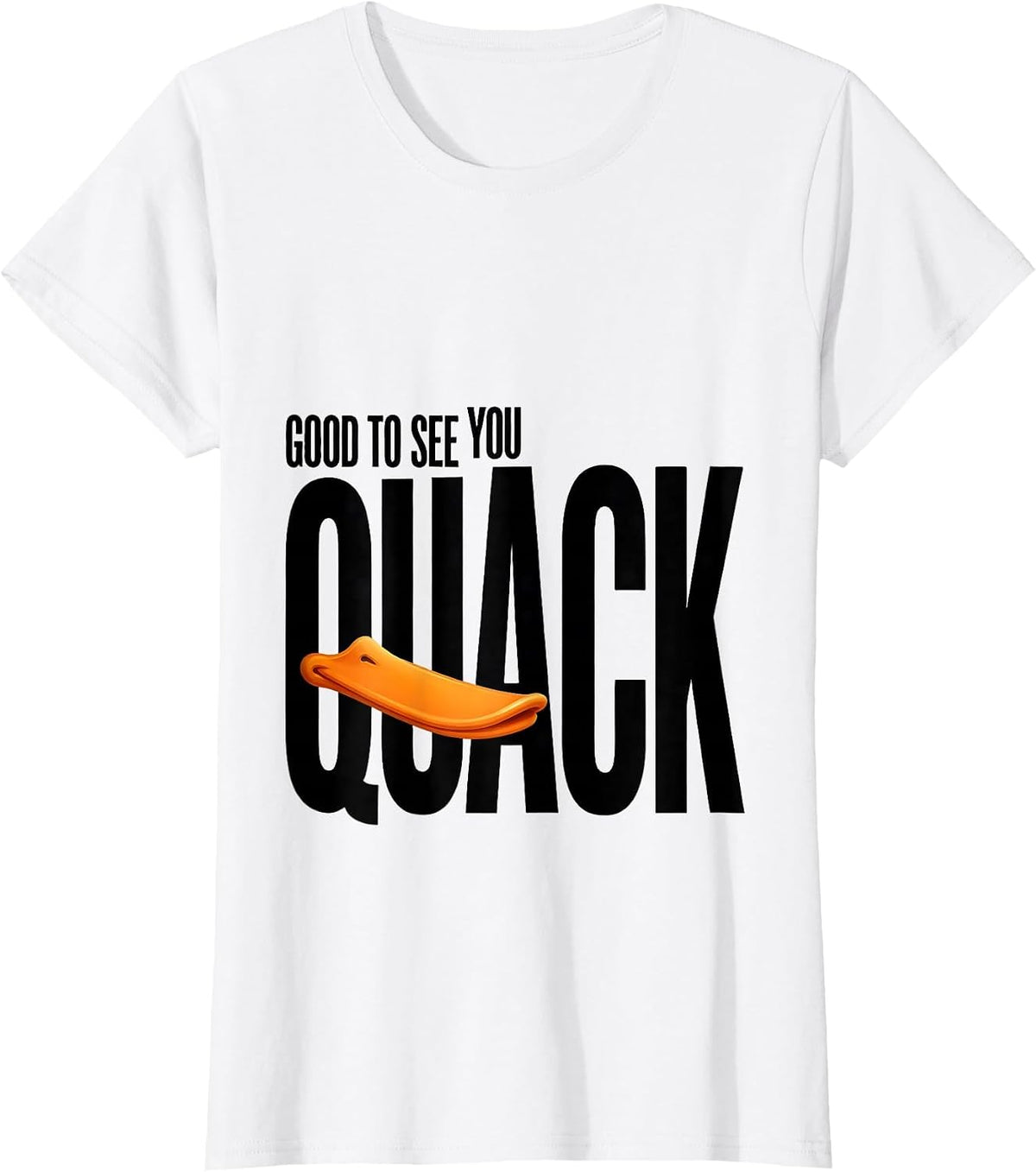Good To See You, Quack Funny Duck Humor Novelty Gift T-Shirt - White