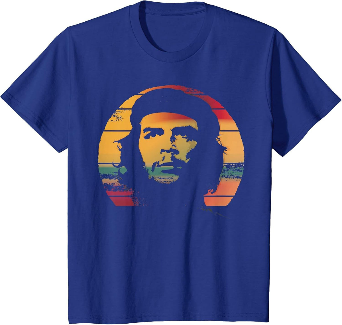 Che Guevara Shirt Revolution Rebel Cuba Vintage T-Shirt - Royal Blue