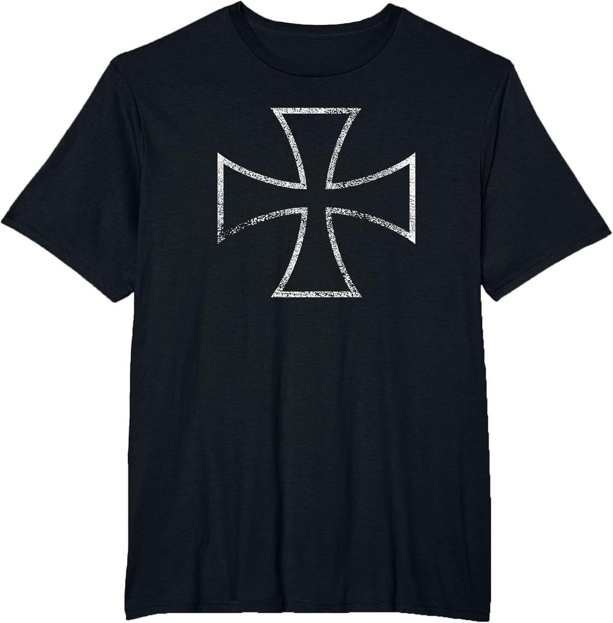 Iron Cross Biker T-Shirt - Black
