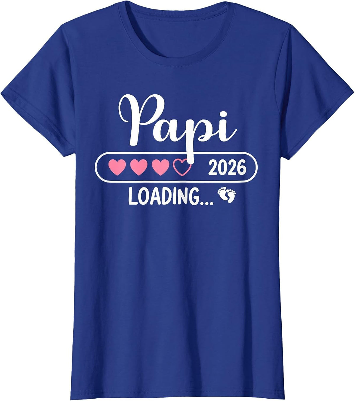 Papi 2026 Loading New Papi Est 2026 T-Shirt - Royal Blue