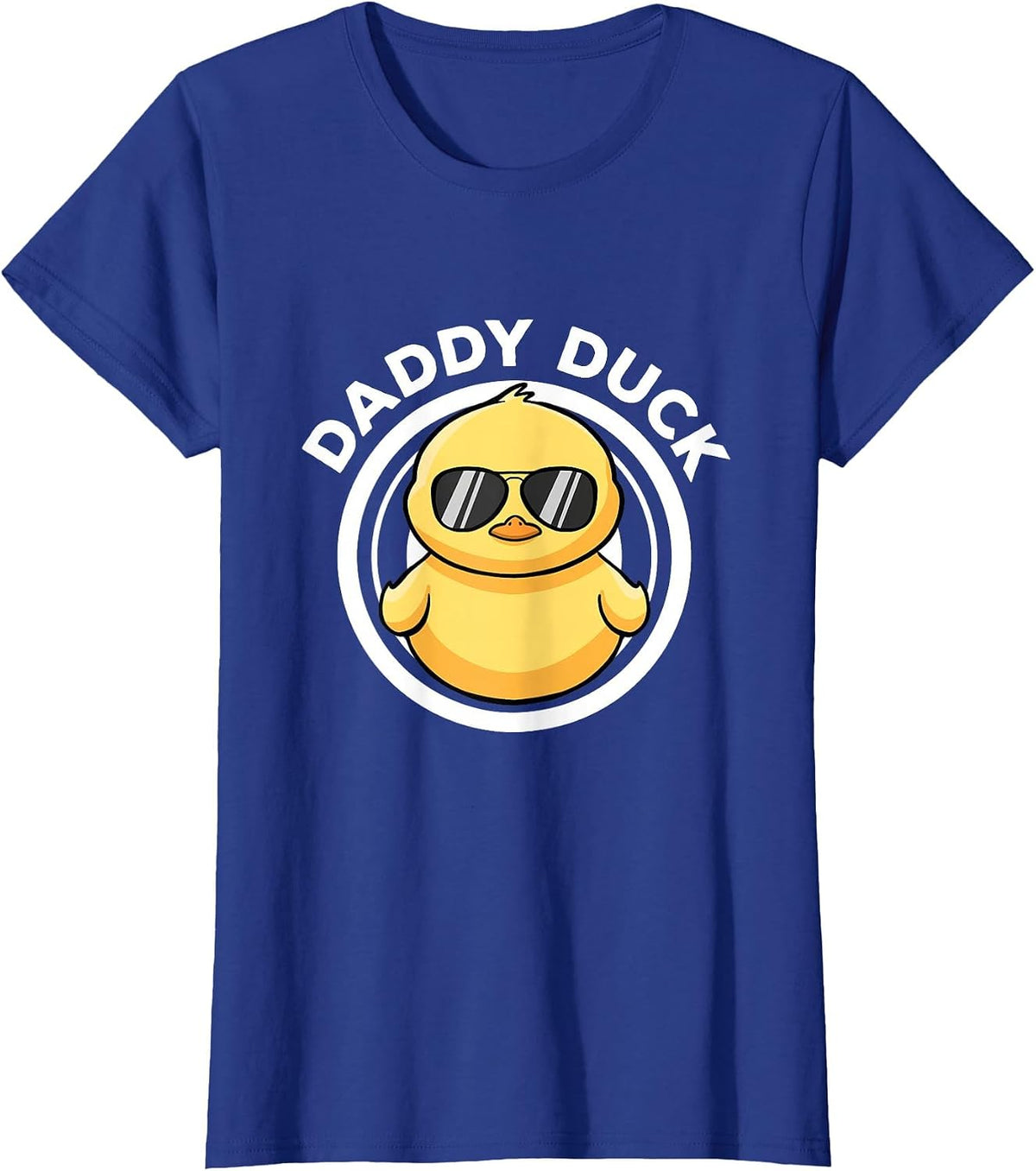 Daddy Duck Dad I Love Ducks Family Lover Funny Rubber Duck T-Shirt - Royal Blue