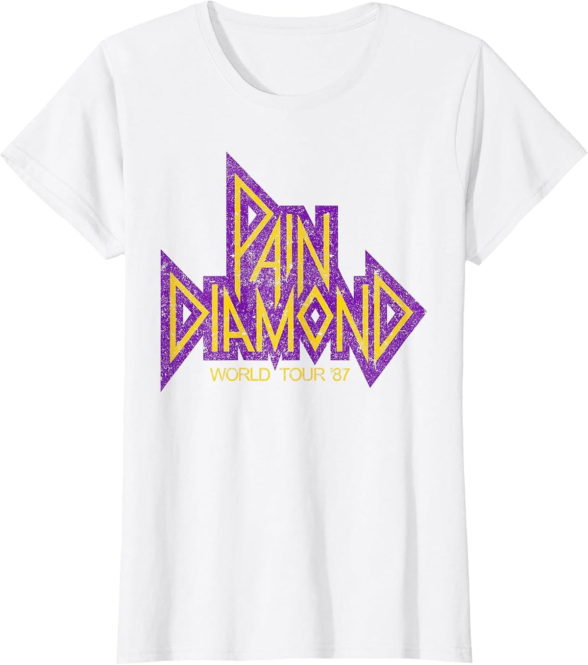 Pain Diamond World Tour '87 T-Shirt - White