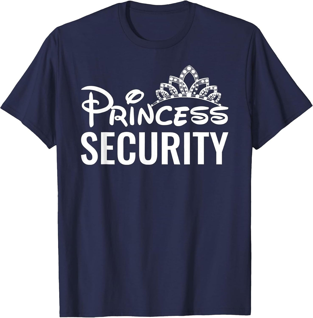 Halloween Princess Security T-Shirt - Navy Blue