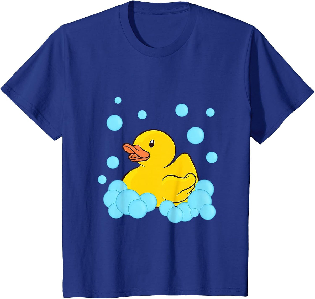 Cute Rubber Duckie Duck Animal T-Shirt - Royal Blue