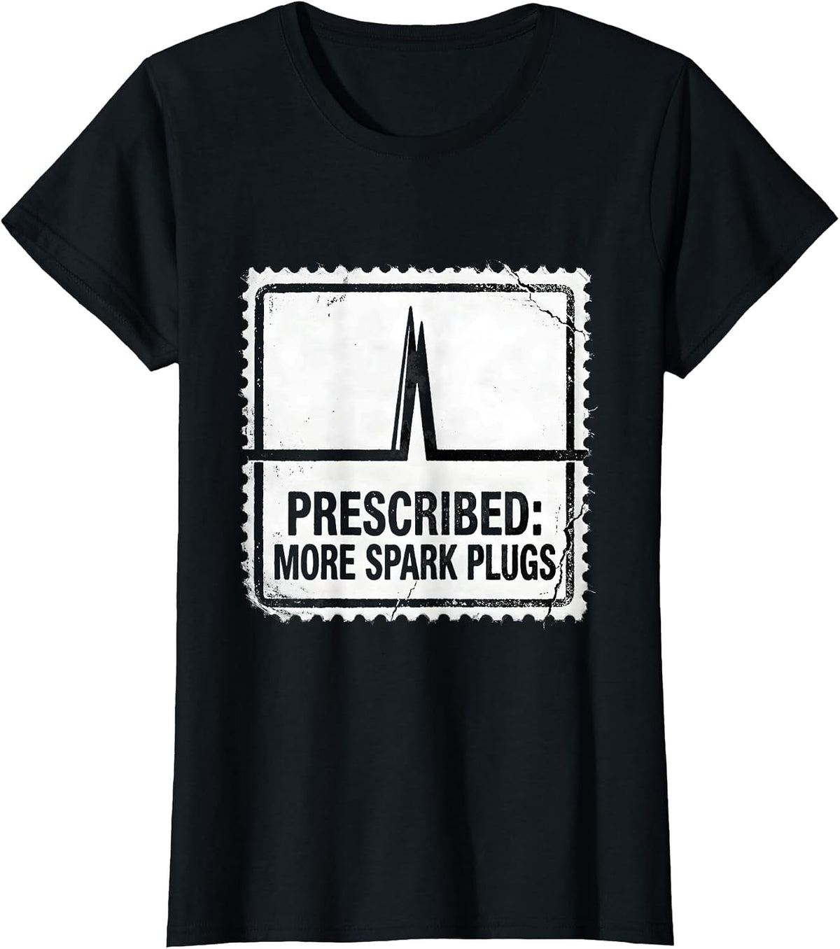 More Spark Plugs Funny Car Guy Auto Mechanic Racing T-Shirt - Black