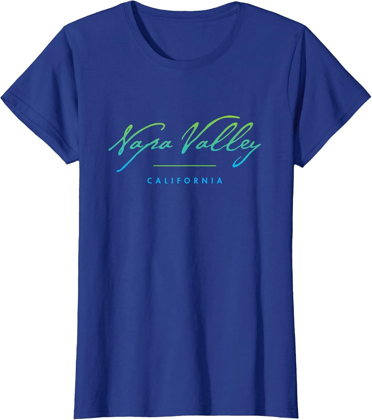 Napa Valley California T-Shirt - Royal Blue