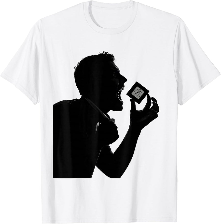 Men's Can I Lick It Periodic Table Funny Science Teacher Student T-Shirt - White