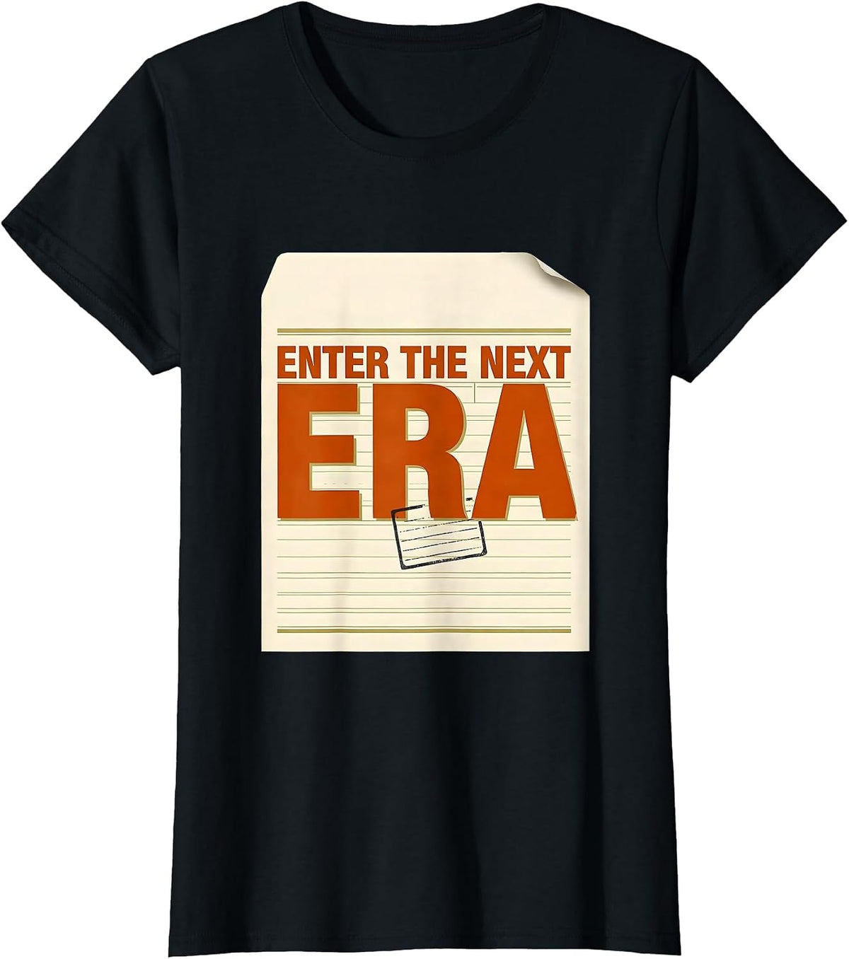 Women's Enter The Next Era Funny History Teacher Social Studies T-Shirt - Black