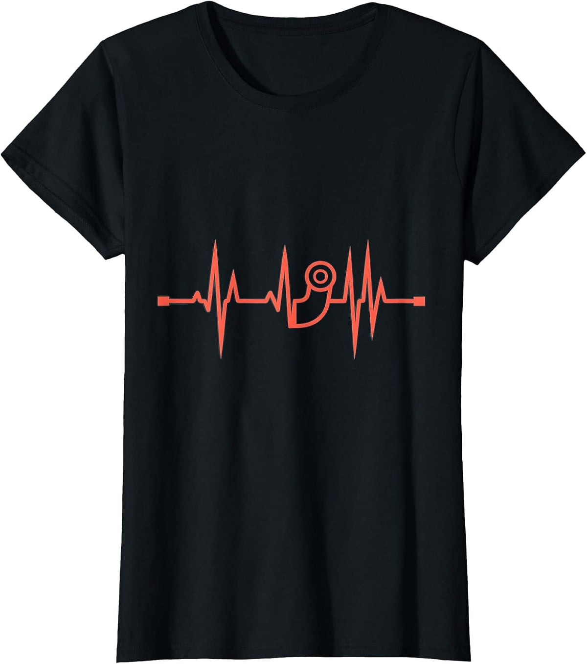 Pulse Trace Auto Enthusiast Car Guy Humor T-Shirt - Black