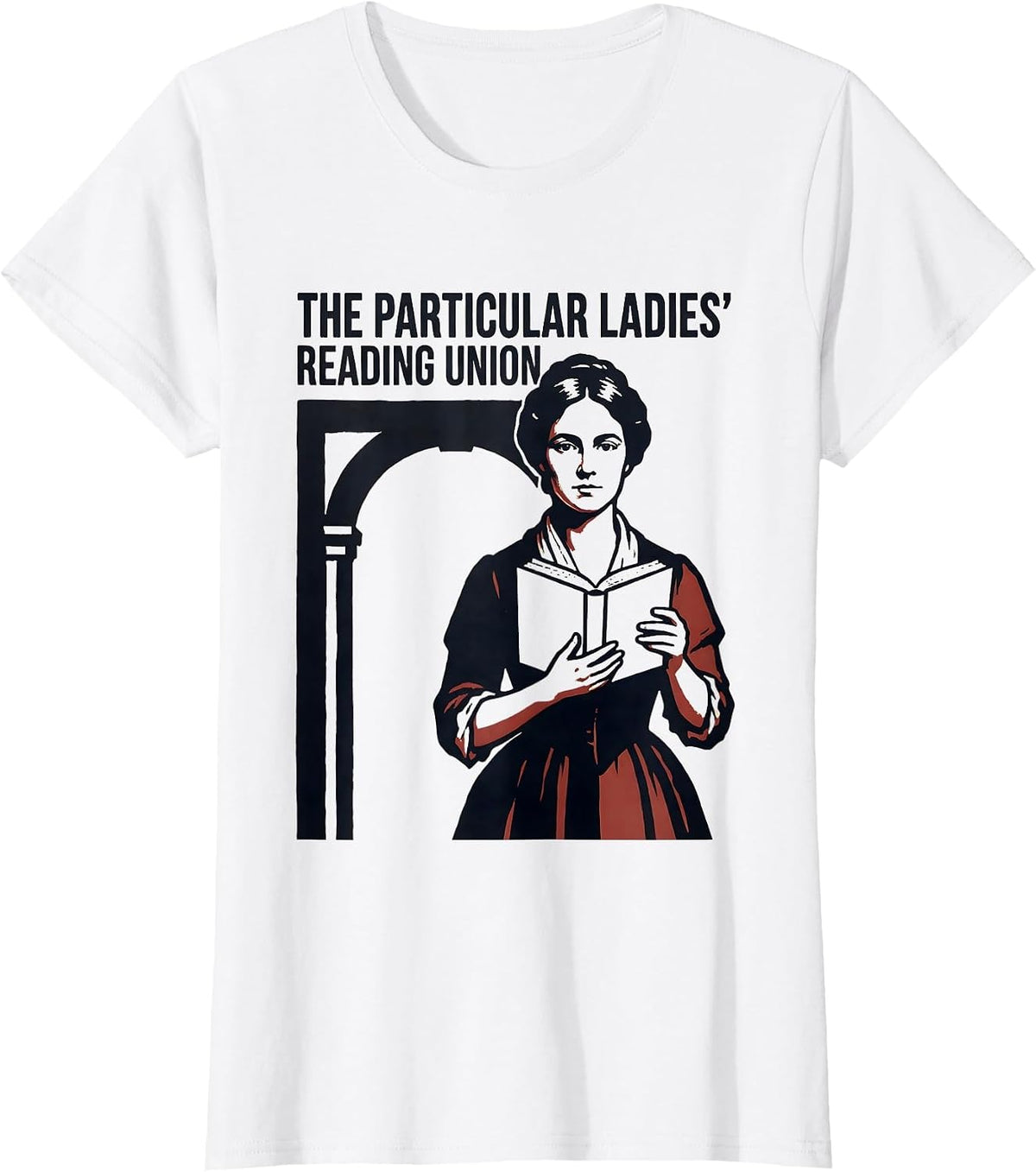 The Particular Ladies' Reading Union Vintage Literary Jane T-Shirt - White