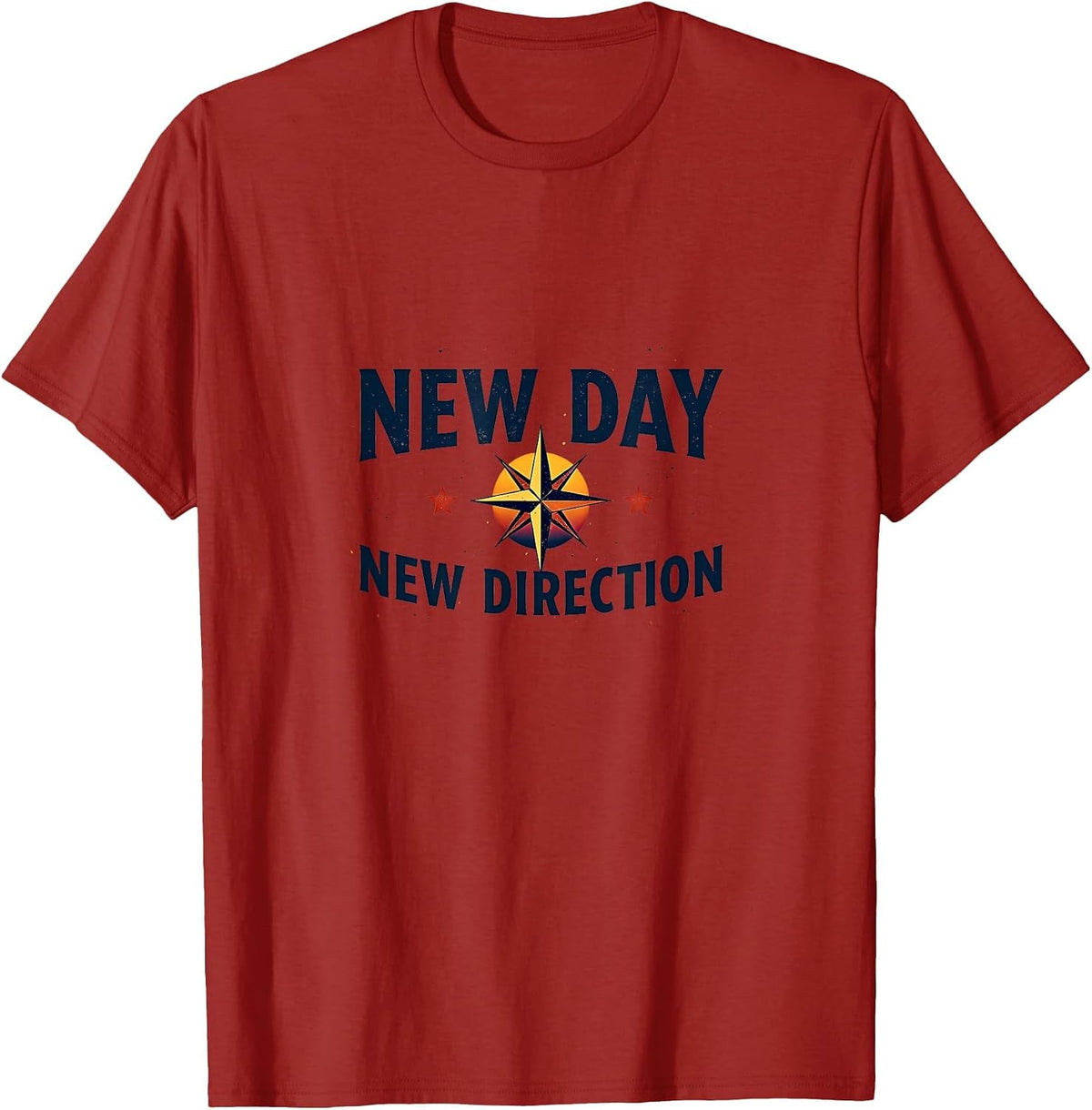 New Day New Direction Inauguration 2025 T-Shirt - Cranberry Red