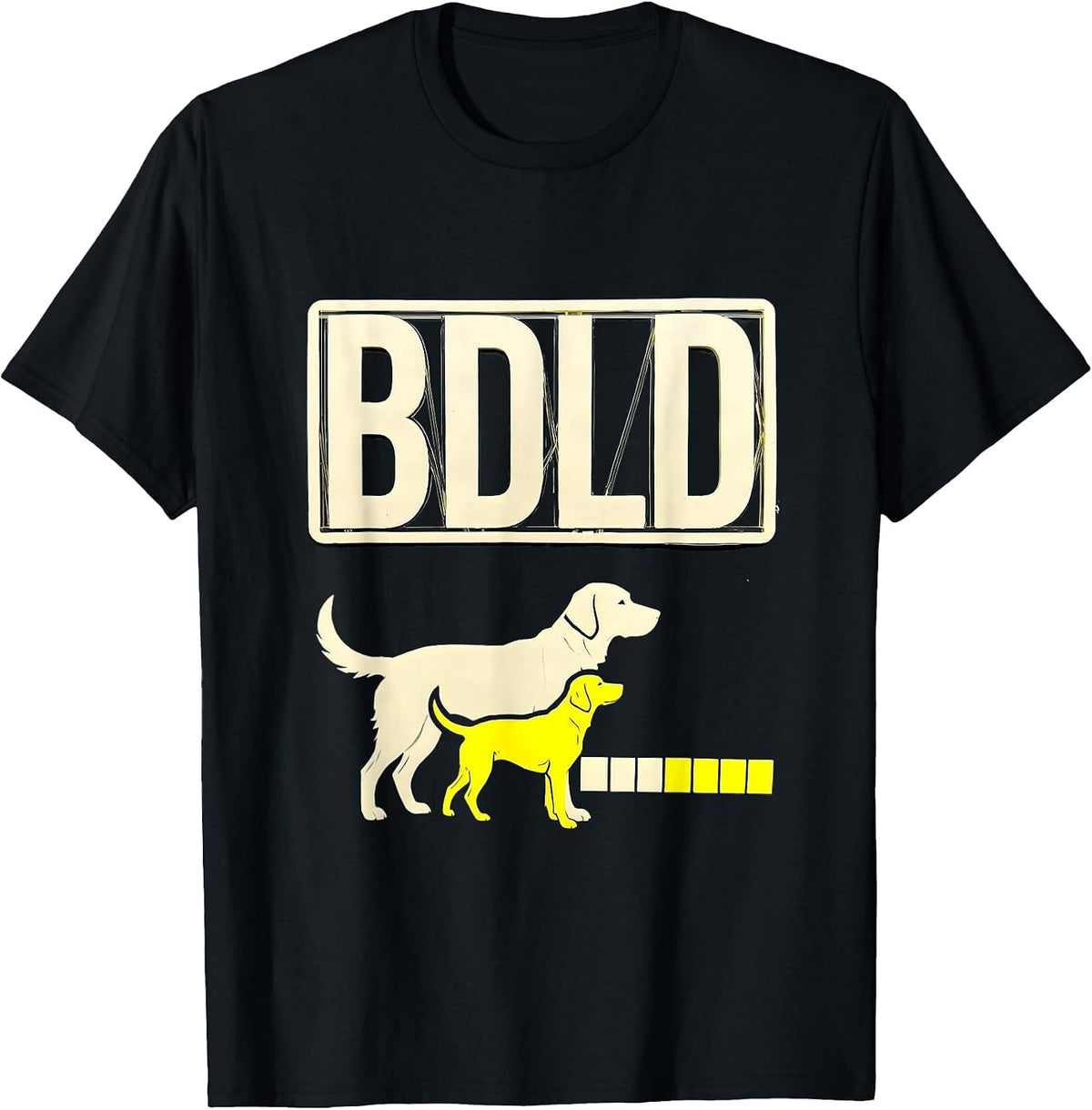 Men's BDLD Stencil Graphic Vet Tech Veterinary Technician T-Shirt - Black