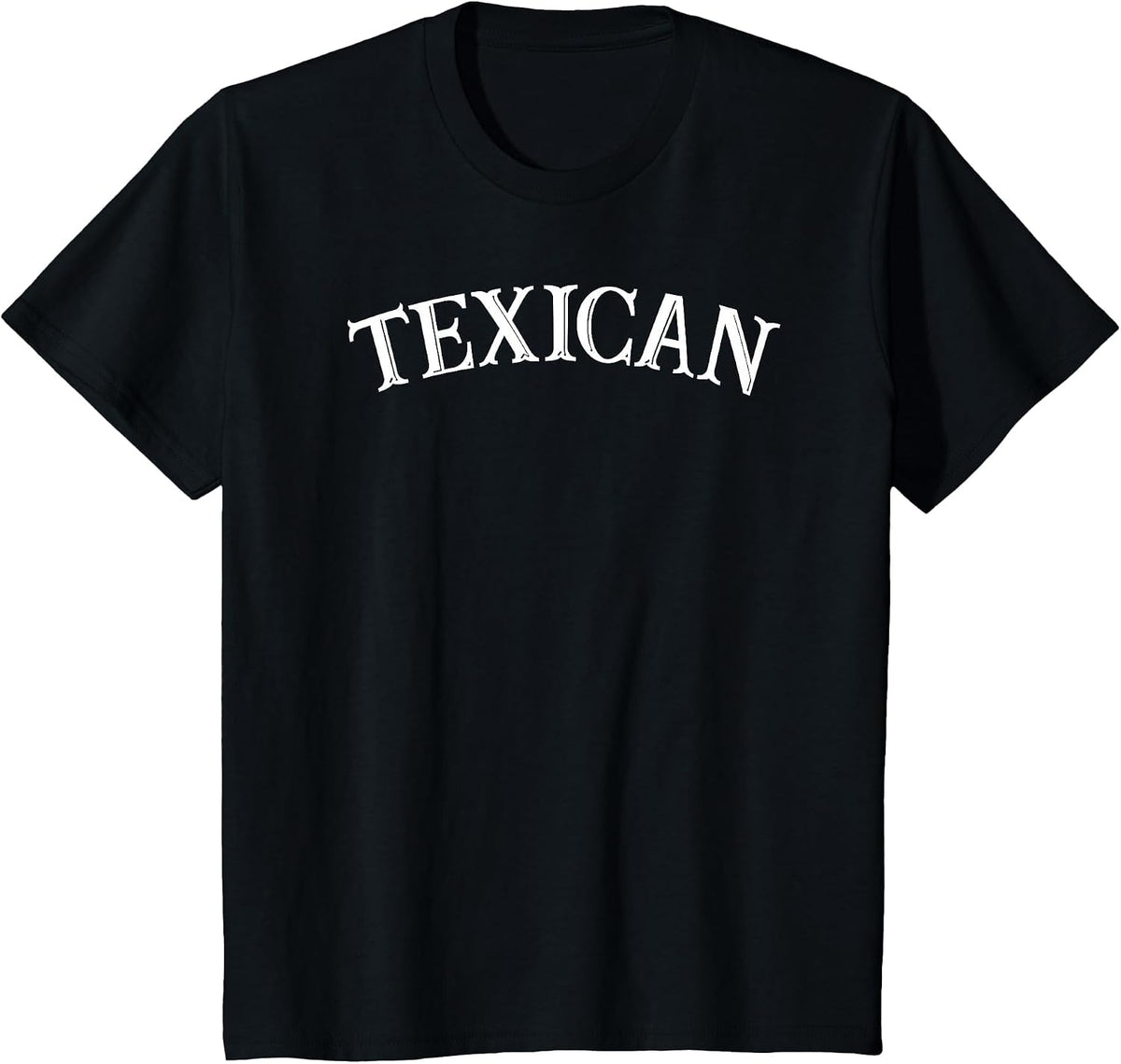 Texican Shirt Funny Texan Mexican Tee Tex-Mex Texas Tee T-Shirt - Black