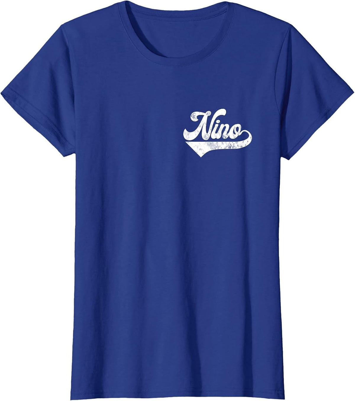 Mens Nino Vintage Retro Father's Day for Papa Godfather T-Shirt - Royal Blue