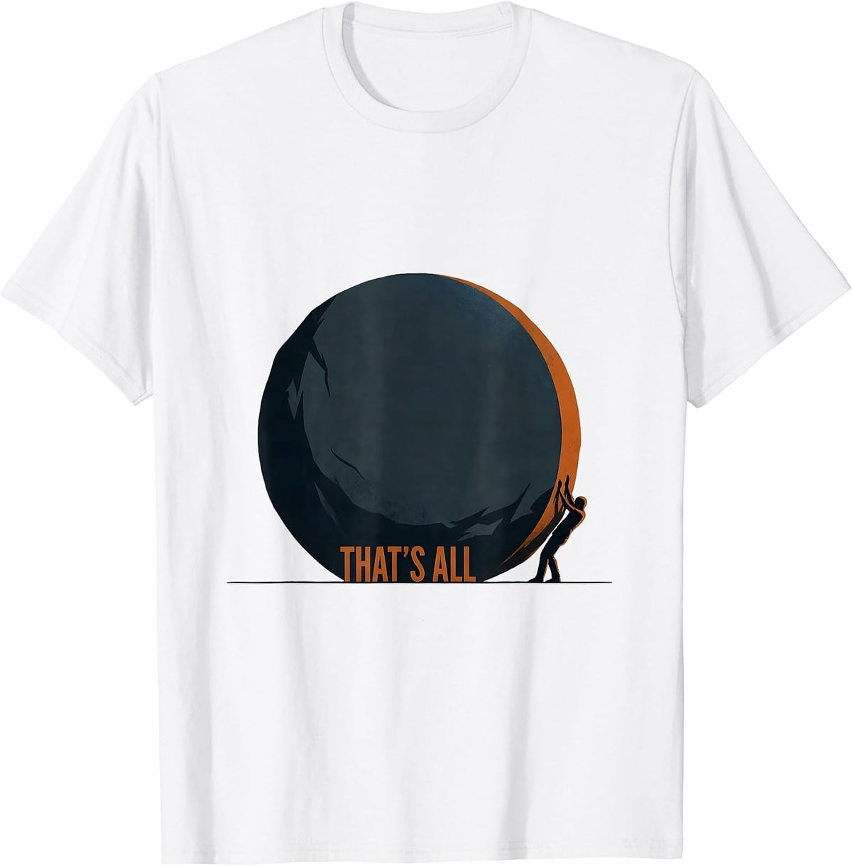 Men's That's All Funny Grammar Police Punctuation Humor T-Shirt - White