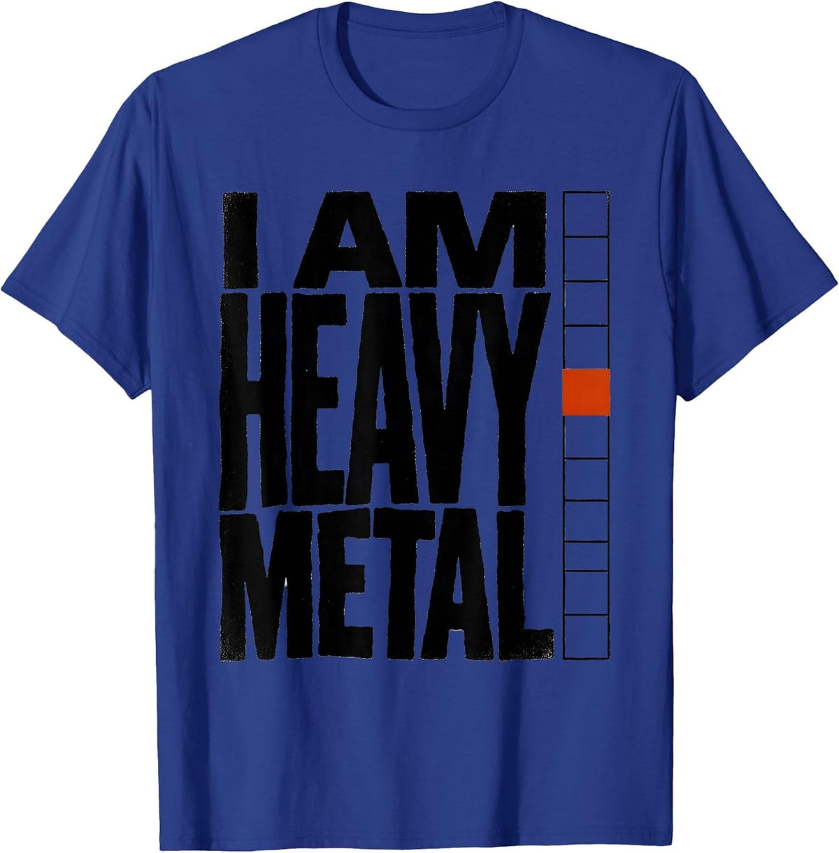 Men's I Am Heavy Metal Funny Chemistry Science Humor T-Shirt - Royal Blue