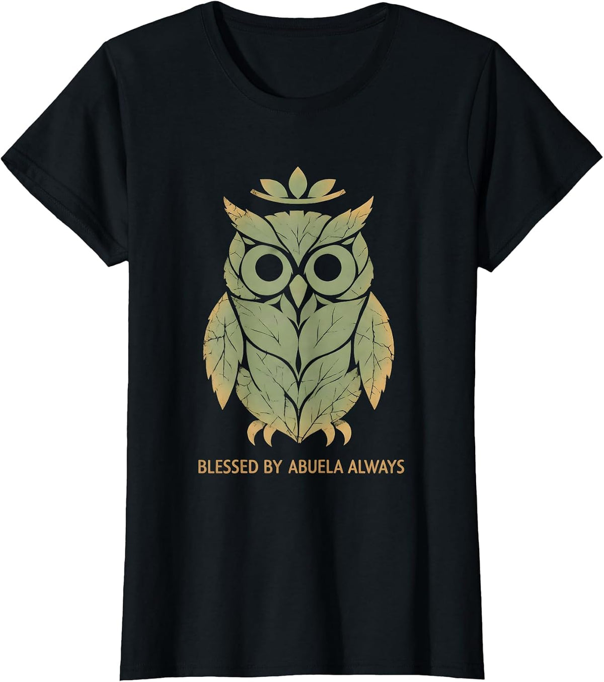 Blessed by Abuela Always Mexican Heritage Design T-Shirt - Black