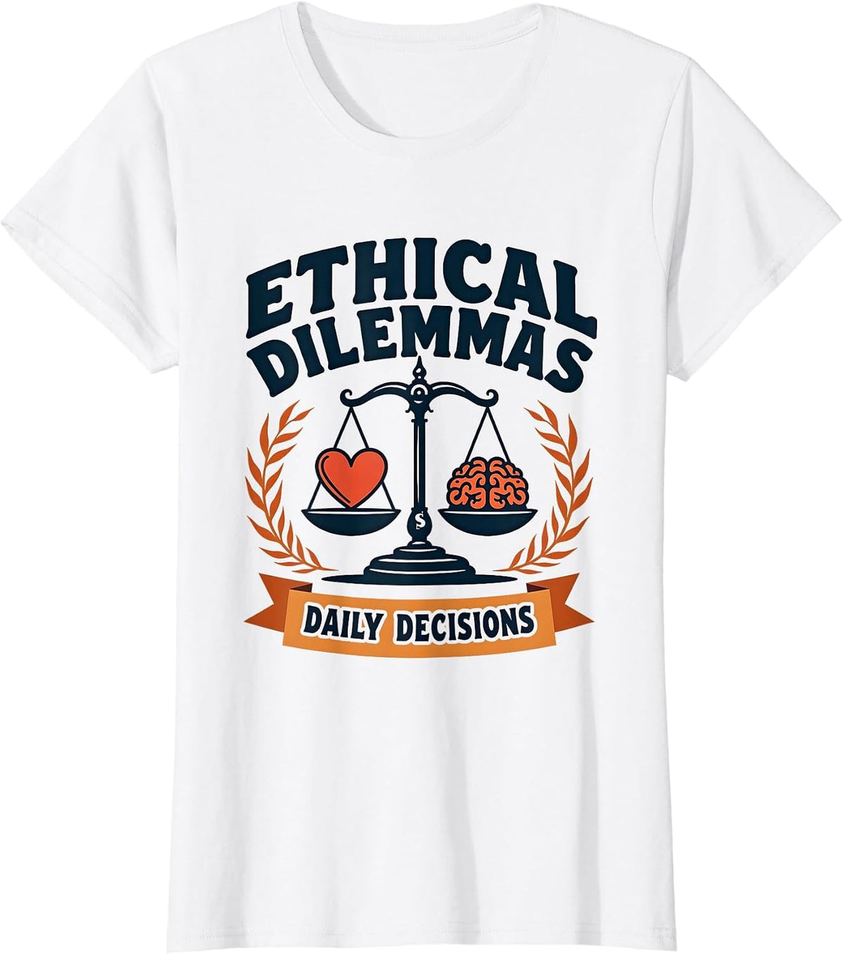 Ethical Dilemmas Daily Decisions Social Worker T-Shirt - White