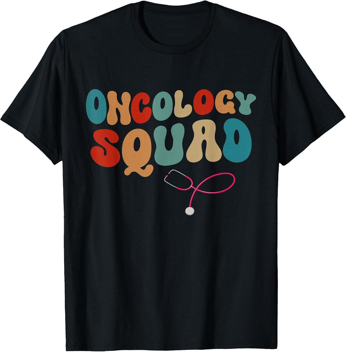 Oncology Squad Design Oncology Nurse Medical Assistant T-Shirt - Black