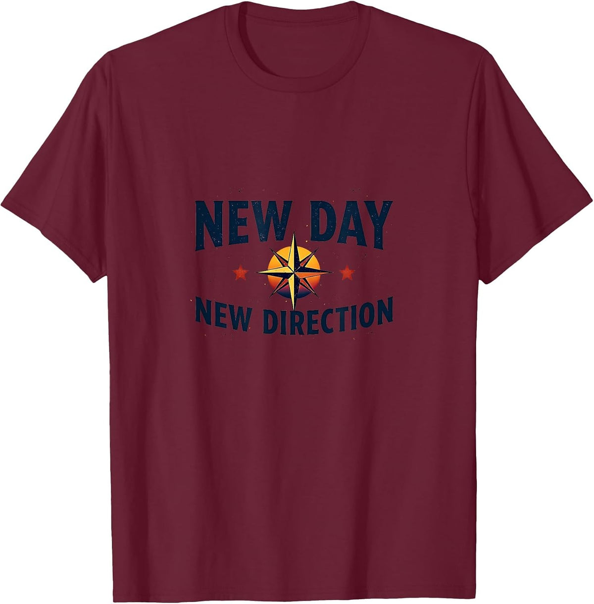 New Day New Direction Inauguration 2025 T-Shirt - Burgundy
