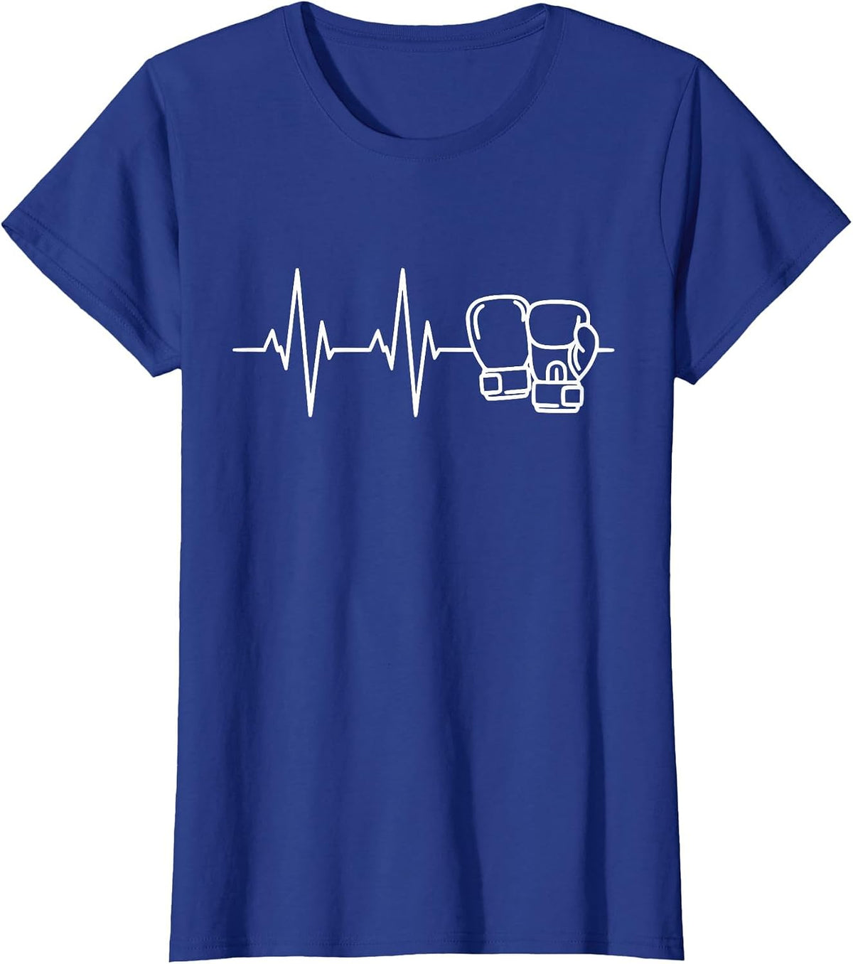 Heartbeat Boxing T-Shirt - Royal Blue