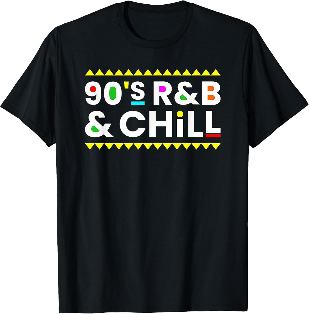 90's R&B & Chill Hip Hop Soul Music T-Shirt - Black
