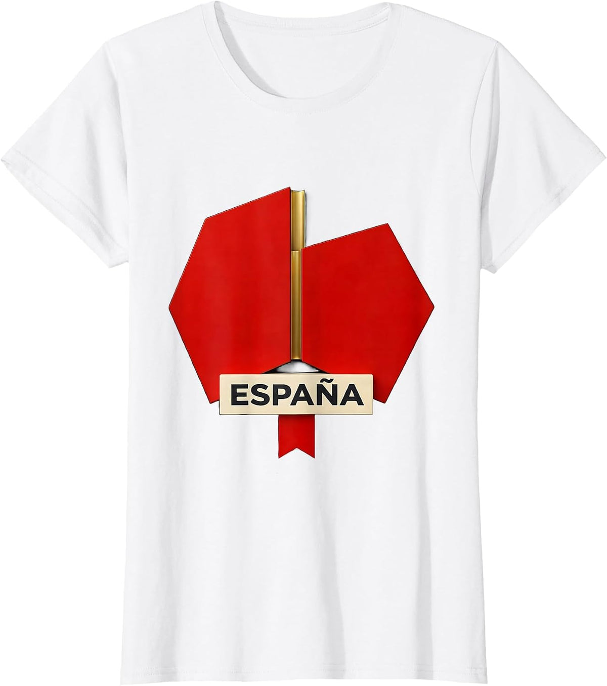 España Geometric Spanish Heritage National Pride Souvenir T-Shirt - White