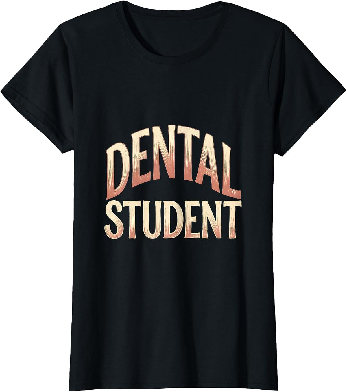 Dental Student Funny Dental Hygienist Dentist Boho Floral T-Shirt - Black